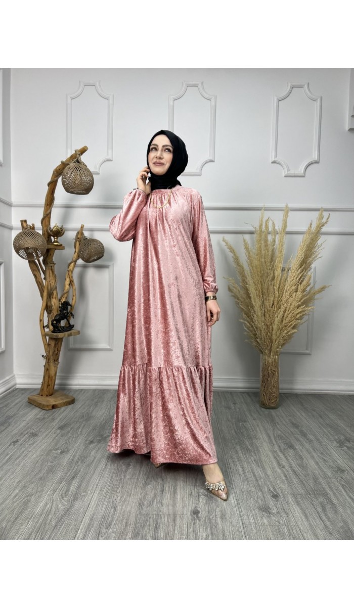 Beyza Kadife Elbise 